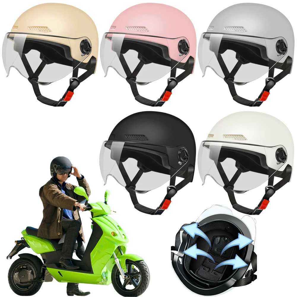 Electric Bike Helmet Scooter Helmet Adjustable Sports Helmet Breathable Detachable Lining Cycling Accessories for Summer J250916