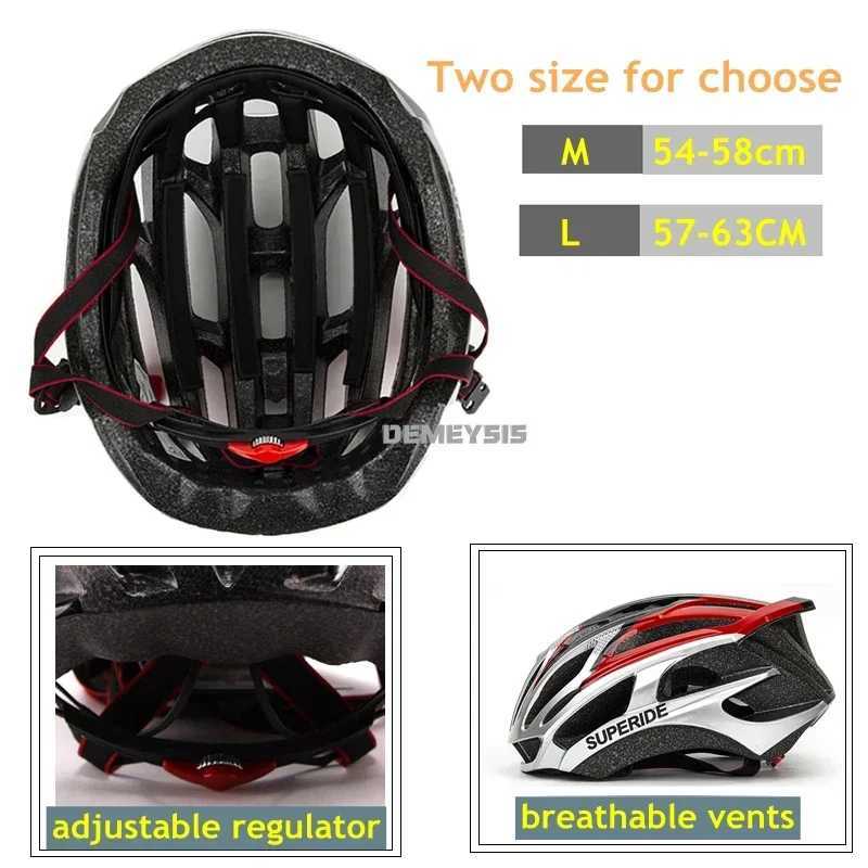 Road Bike Helmet Ultralight Bicycle Helmets Men Women Mountain Bike Riding Cycling Integrallymolded Helmet J250916