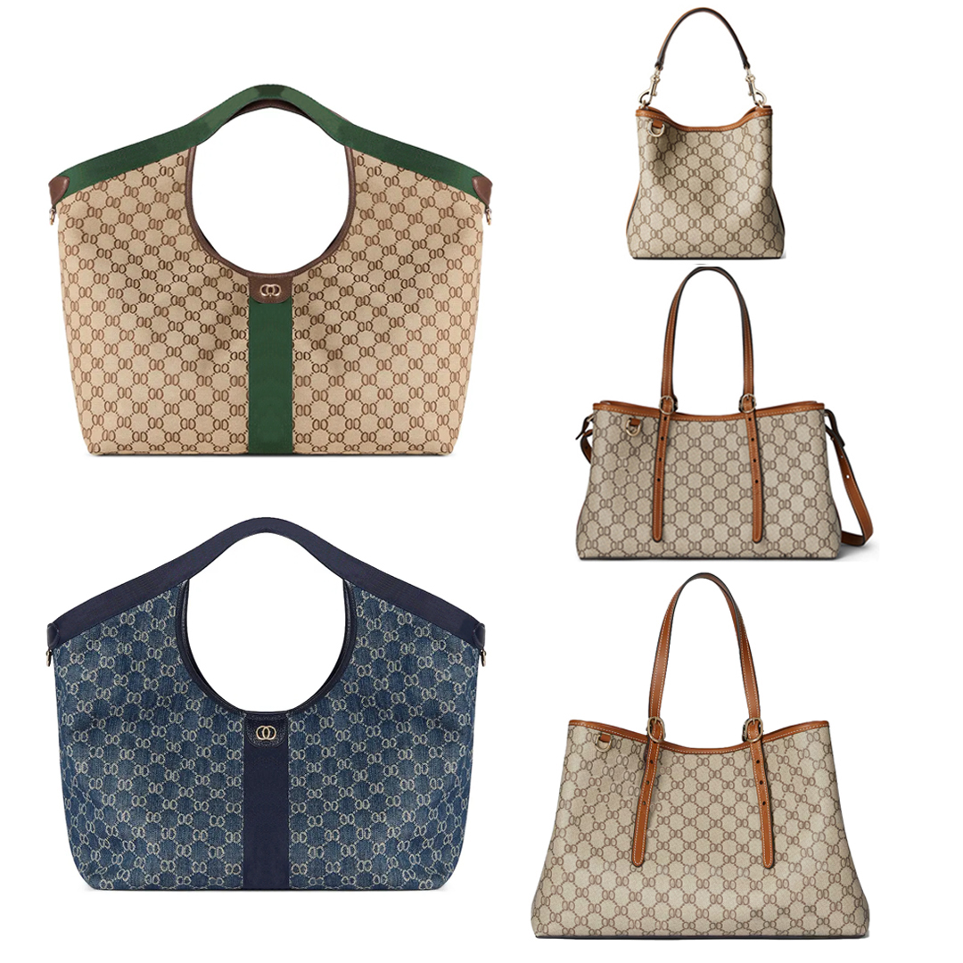 Retro Luxury Designer Bag Tote Bag Large Capacity Bag Women's High-end Feeling Light Niche Handheld Tote Bags Vegetable Basket Single Shoulder Bags