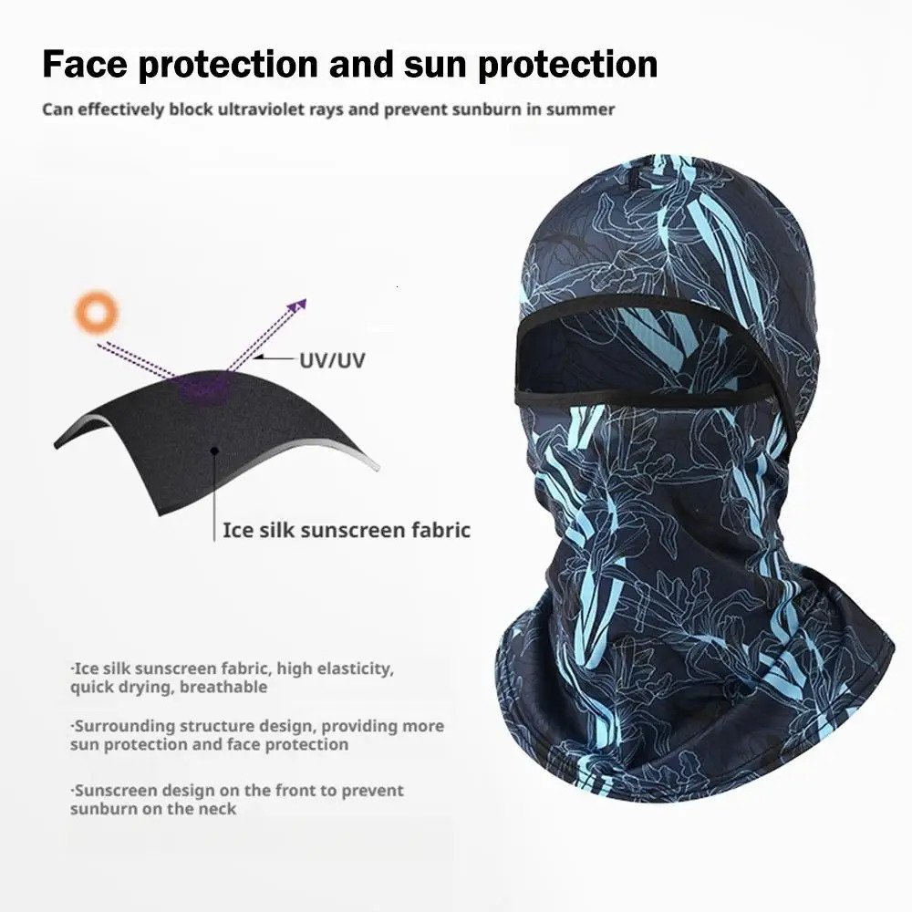 Breathable Full Face Balaclava Mask Quick Drying Scarf For Cycling Hiking Snowboard Ski Masks Hood Hat Men Women 250915