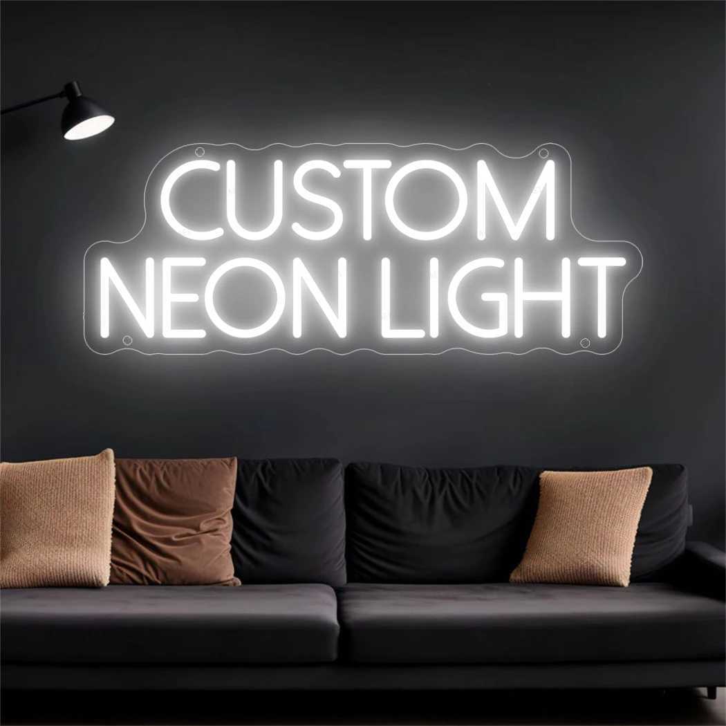 Custom Neon Led Sign Customized Name Sign Wedding Decor for Shop Store Business Wall Room Decor Personalized Neon Gift for Kids Y250916