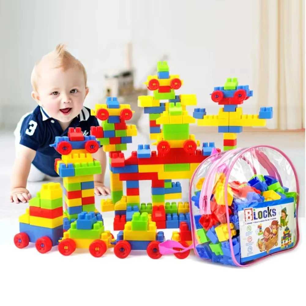 100130pcs childrens assembled stacking toyslarge particles of building blockschildrens early education educational toys C250916