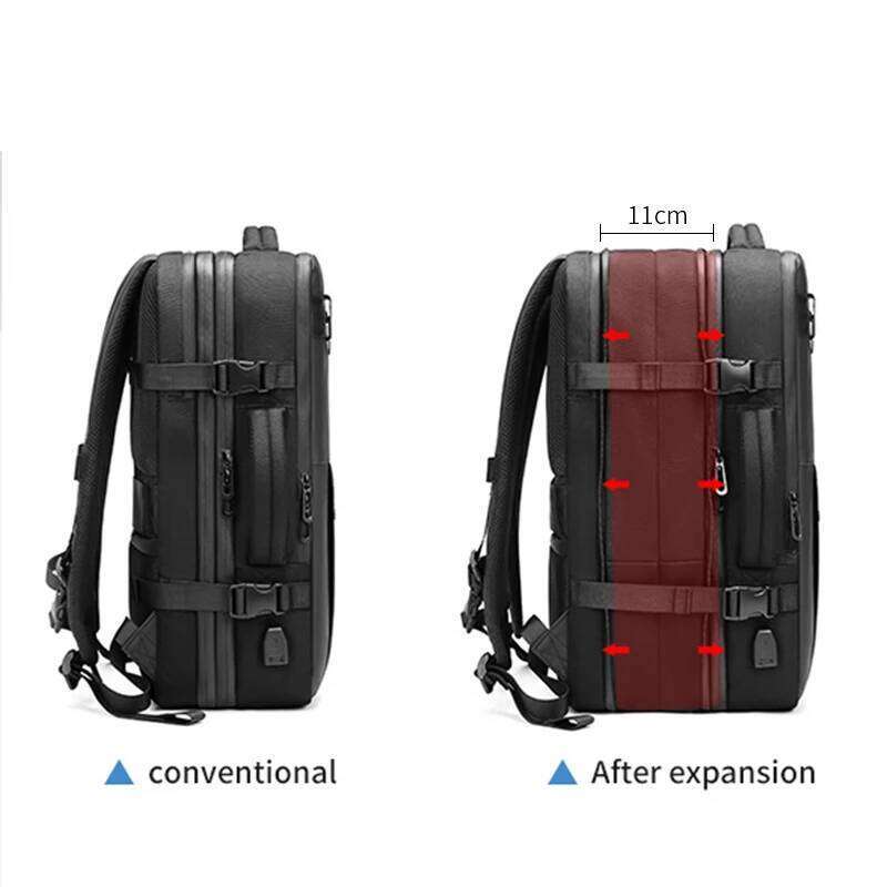 Travel Men Expanded Laptop vacuum compression hiking USB charging Business Large Capacity Backpack For Pumps