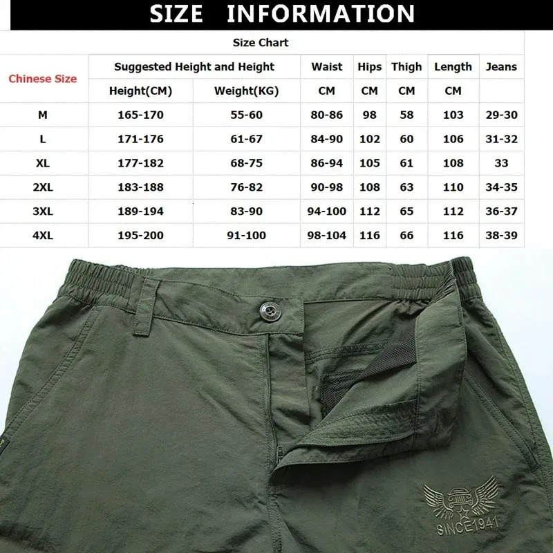 Summer Leisure Light Army Military Pants Mens Outdoor Waterproof Special Combat Military Camouflage Pants Cargo Camping 250915