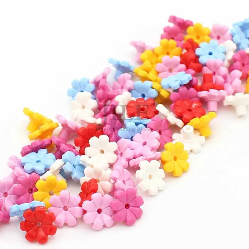 200pcs Moc 32606 Building Blocks Bricks Plant Flower with Bar and Small Pin Hole Compatible Cherry Blossom Tree House Toys C250916