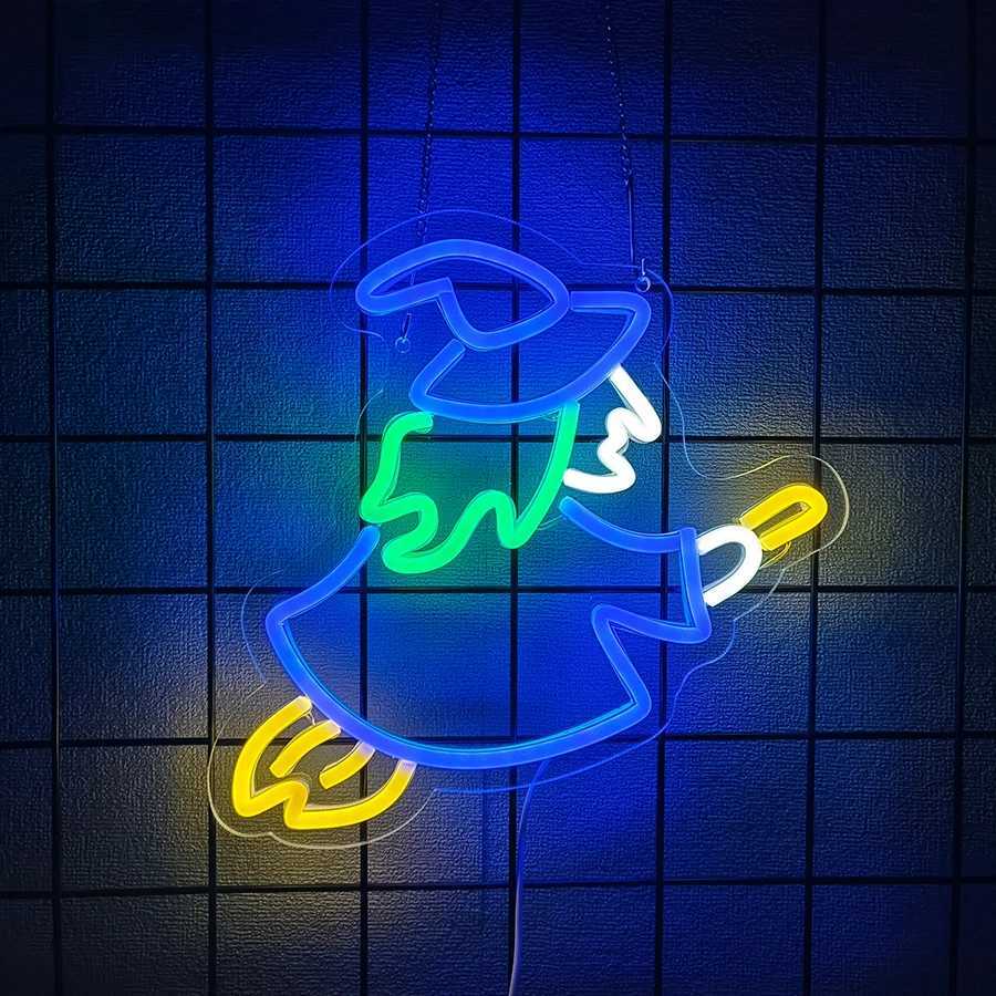 Halloween Series Neon Sign For Wall DecorLight Up Sign For BarPartyBedroomMan Cave DecorationHalloween Gifts For Adults Y250916