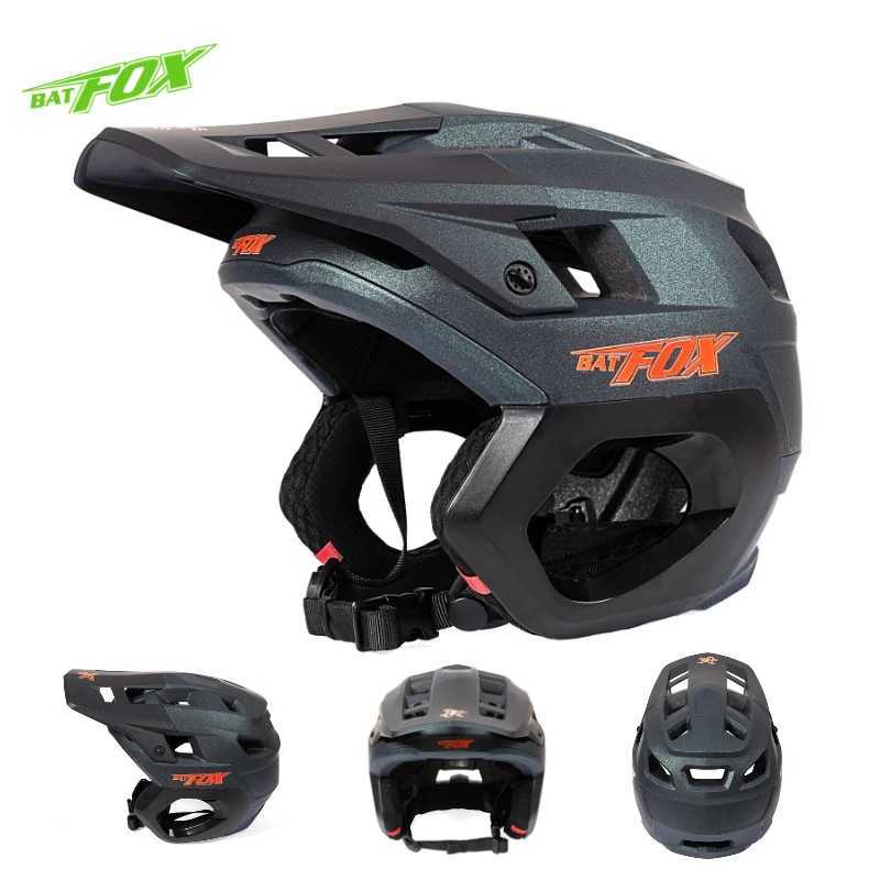 BATFOX 34 Bike Helmet mens bicycle helmet MTB casco bicicleta Mountain bike casco ciclismo hombre black cycling helmets J250916