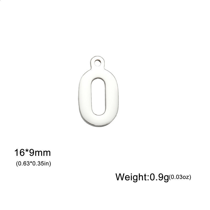 Charms Fashion Number Age Charms For Jewelry Making Number " 20 " 18 " 50 " Silver Color Charms Pendant Necklace DIY Findings 2309