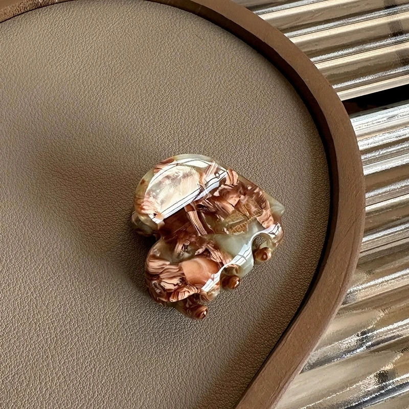 Colorful Small HeartShaped Hair Clip 35Cm Small Hairclaw Acetate Hair Crabs Girls Delicate Hairclips Women Hair Accessories 250915