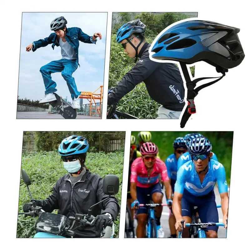 New Ultralight Cycling Helmet Safety Cap Bicycle Helmet for Women Men Racing Bike Equipments Road Adult Bike Helmets J250916