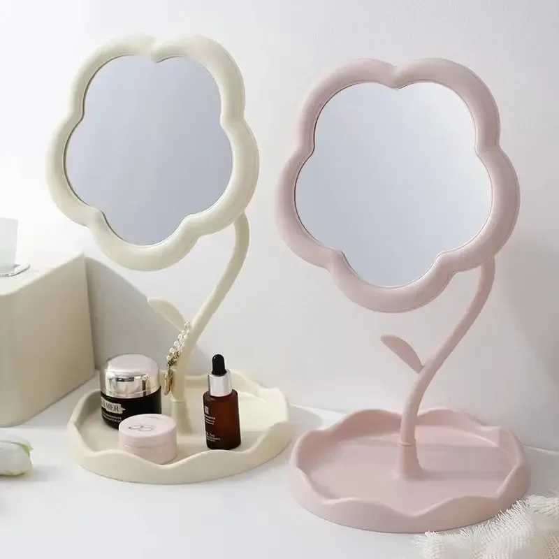 Flower Mirror Desktop Mirrors Creative Dormitory Desktop Online Celebrity Gao Yan Value Mirrors for Bedroom Home Decor Mirror C250916