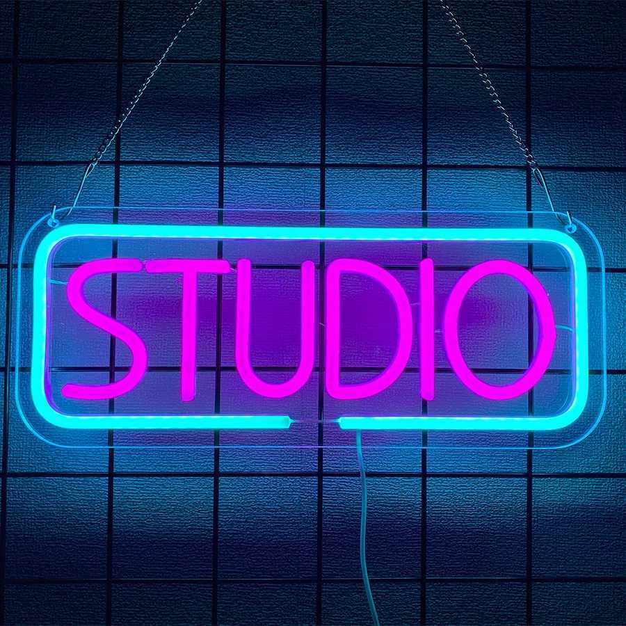 On Air Neon Sign Led Recording Light Icon Used For Decor Of Game Room Studio Bar And Podcast Wall DecorUSB Powered Y250916