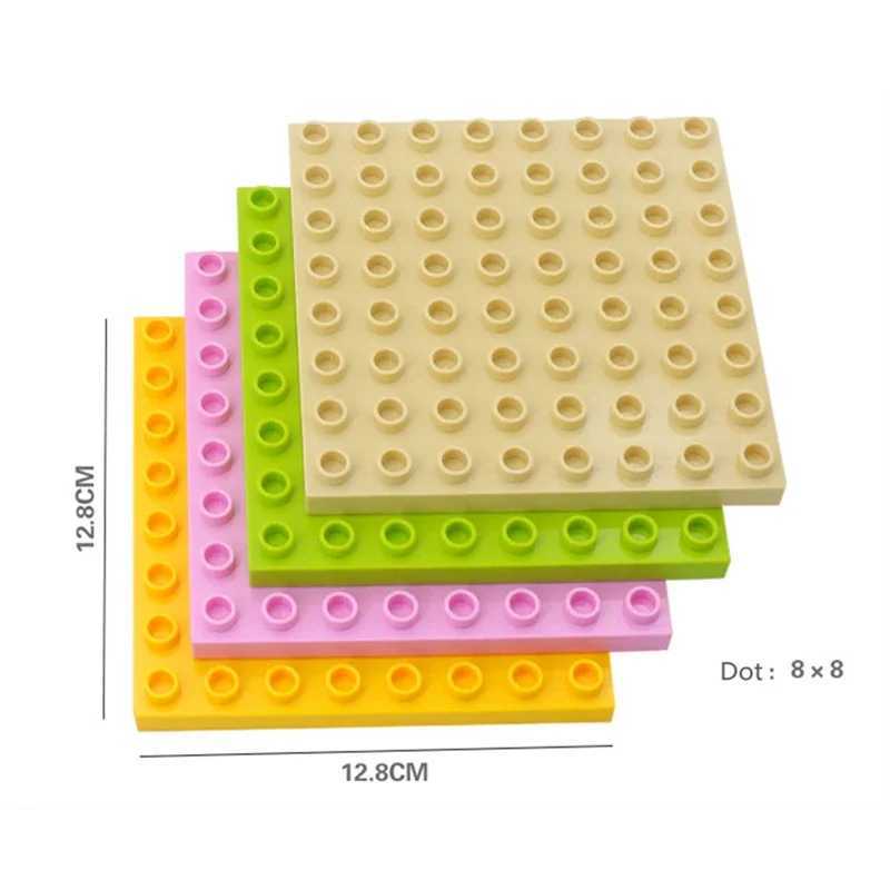 Big Building Blocks Houses Build Accessories Door Window Sets Wall Roof Compatible Large Bricks Assemble Boy Girl Kids Toy Gifts C250916