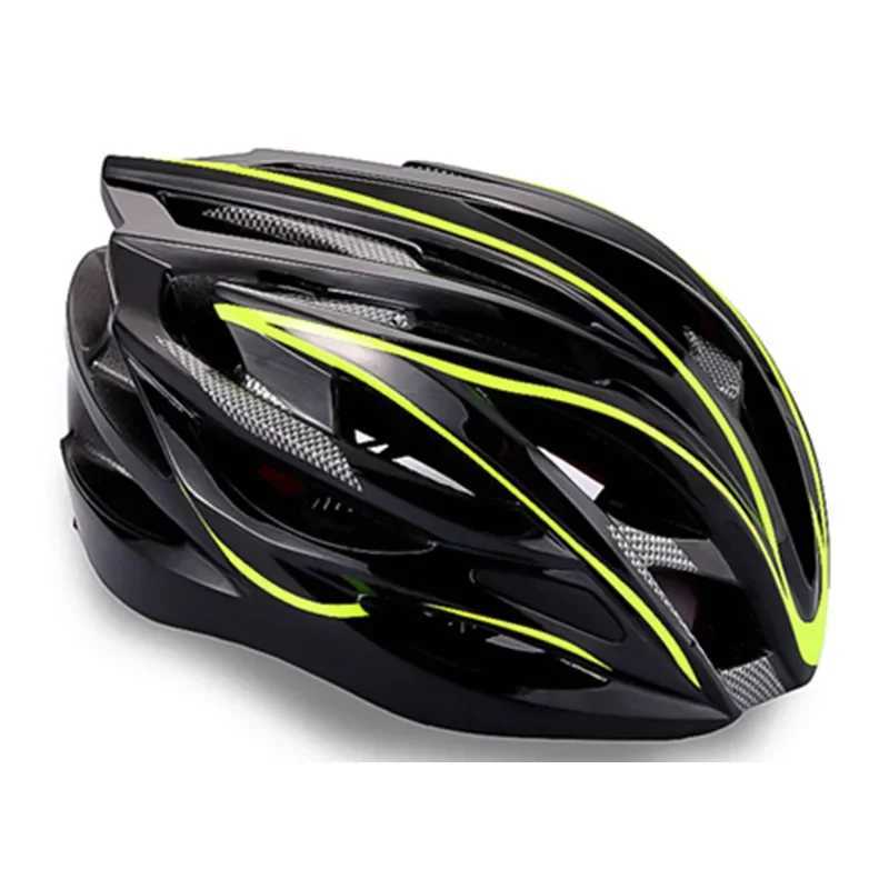 Ultralight Cycling Helmet Flame Design MTB Road Riding Safety Adjustable Hat Helmet Integrallymolded Bike Bicycle Helmet J250916