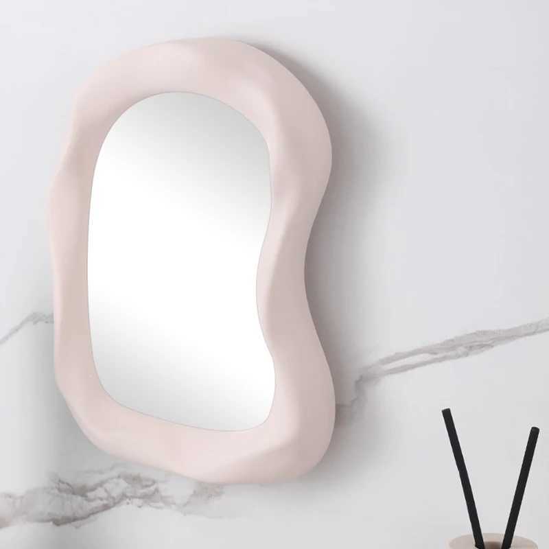 New HangingDesktop Makeup Mirror Cream Style Mirrors Cloud Shaped Student Dormitory Bedroom Bathroom Vanity Mirror Pink White C250916