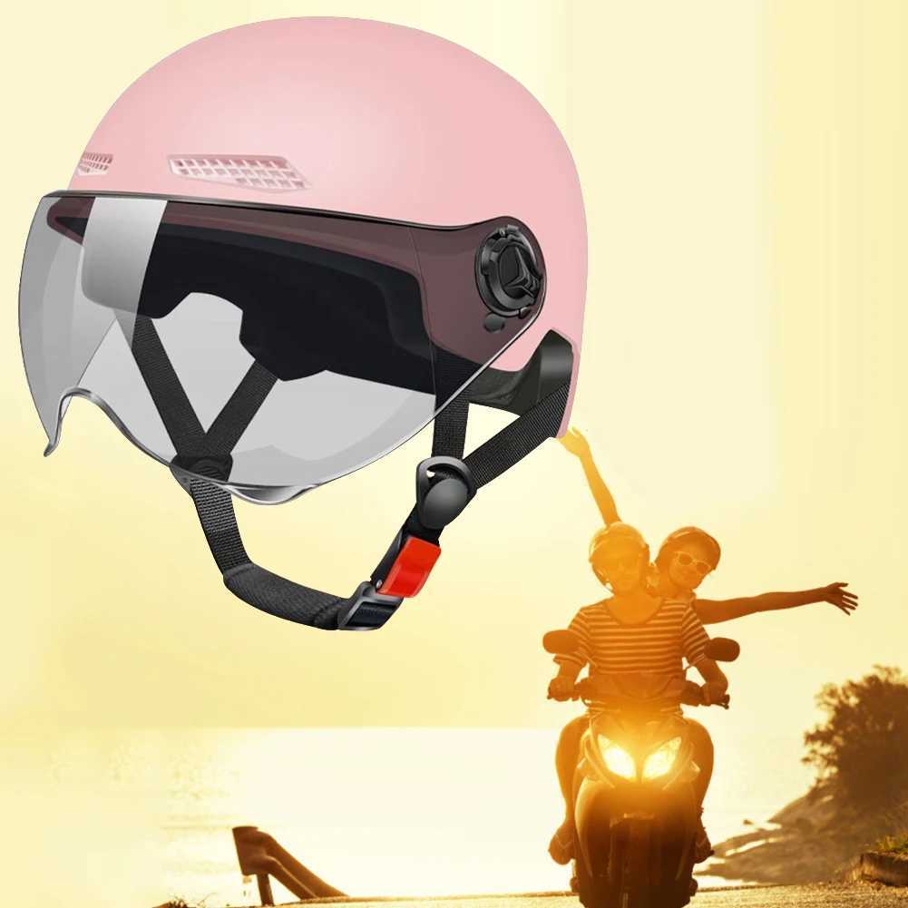 Electric Bike Helmet Cycling Safety Helmet Adjustable Lightweight Bicycle Helmet Breathable Detachable Lining for Summer J250916