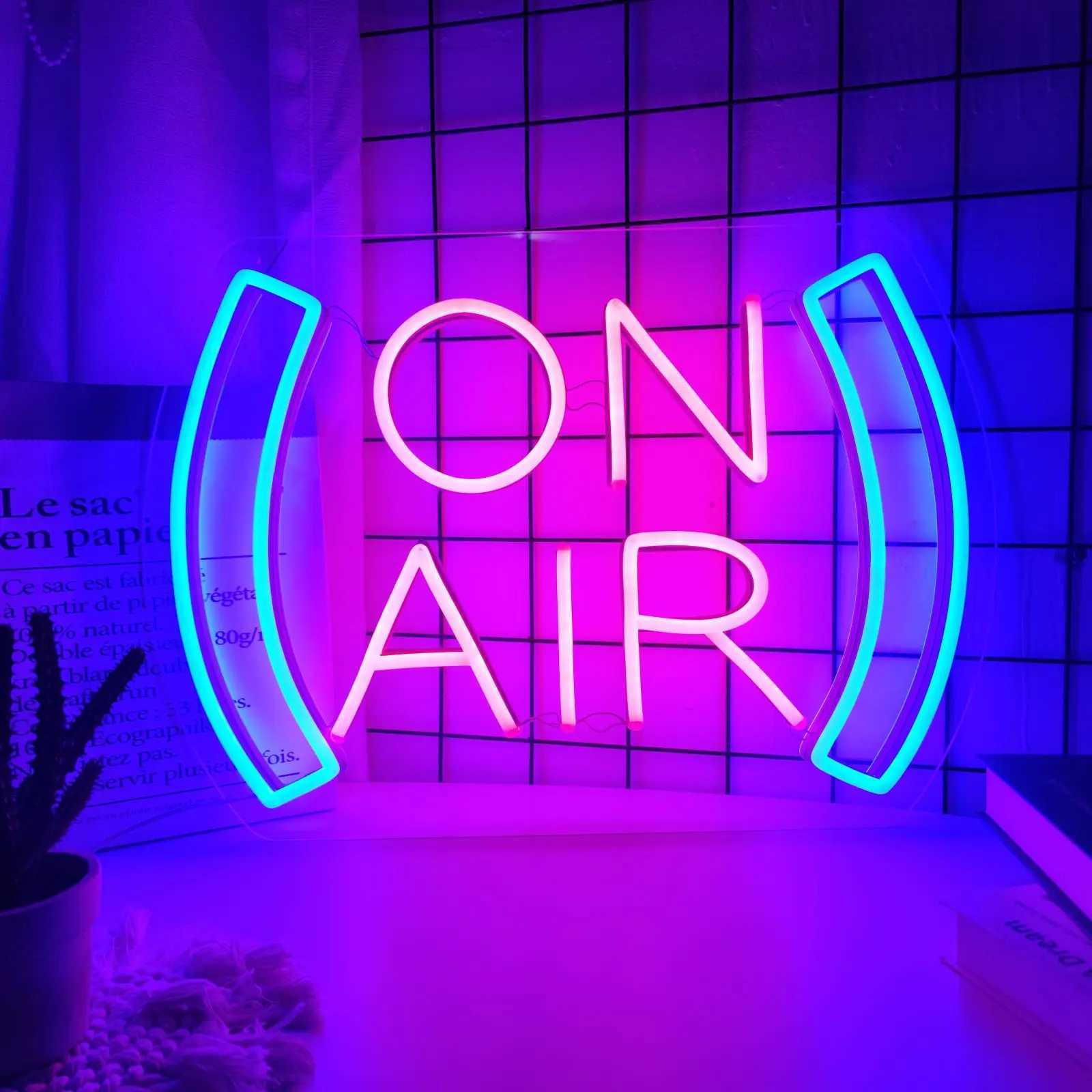 ON AIR Neon Sign LED Neon Light Sign Suitable For Party Wall Decoration USB Poweredo Suitable For Bedroom Decoration Neon Lamp Y250916
