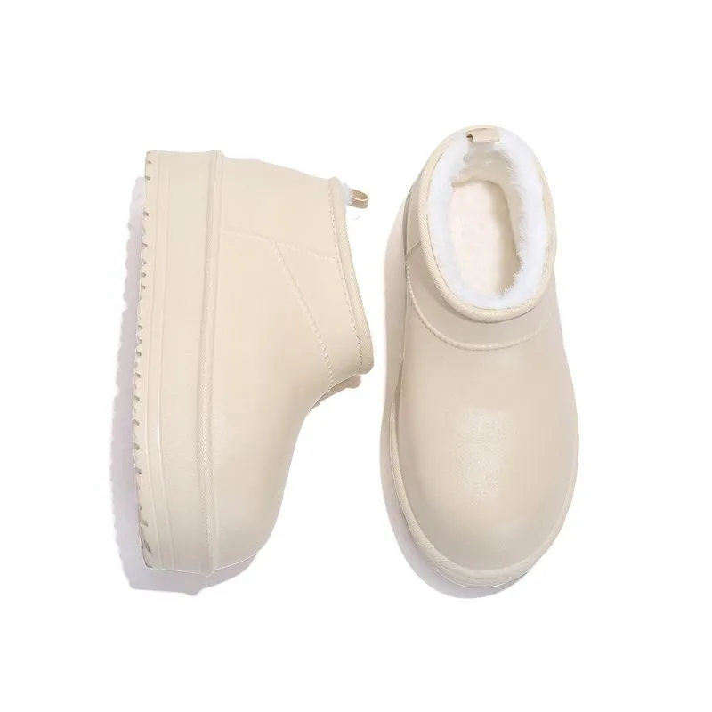 Jiffffly Luxury Designer Cotton Shoes Casual And Fashionable Outdoor Warm Beach Shoes Waterproof And Anti-slip Snow Boots Multi-functional Field Work