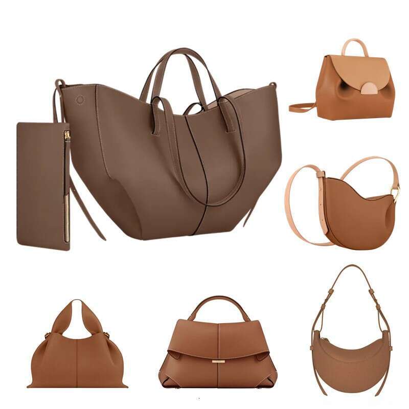 Designer Half-Moon Shoulder Bag Black Tote Bag Women Crossbody Bag Fashionable Mini Underarm Bag Textured Hobo Bag