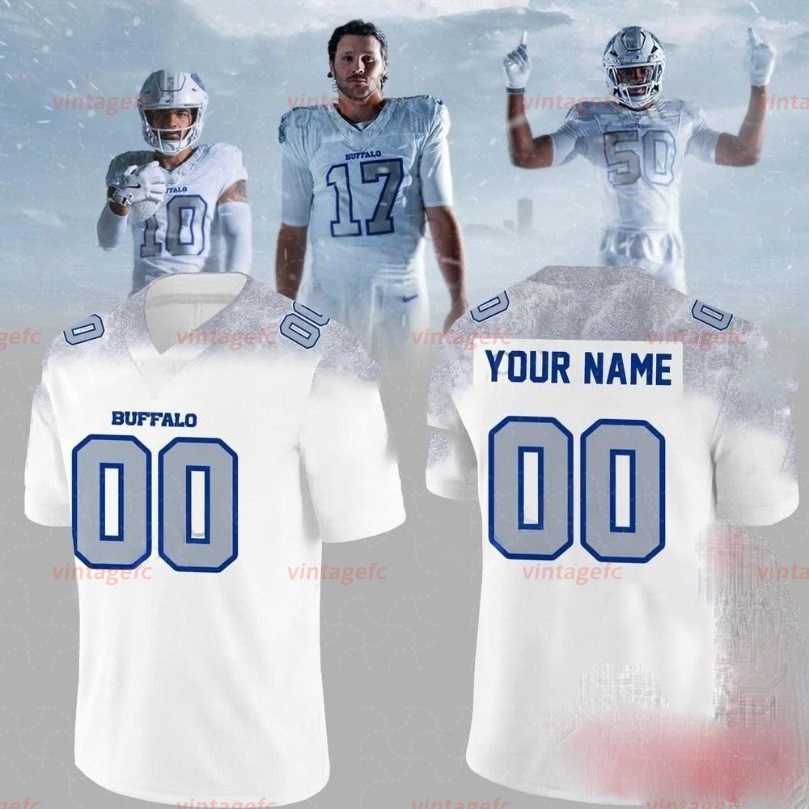 Custom Josh 17 Allen 2025 Rivalries Football Jersey Joey Bosa Gabriel Davis Miller James Terrel Bernard Rasul Douglas Dawkins Cook III Competitive ver