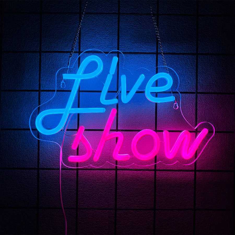 On Air Neon Sign for Wall Decor LED ShowStream Neon Light Signs for Concert Bar Studio Party Wall Artwork Decor Y250916
