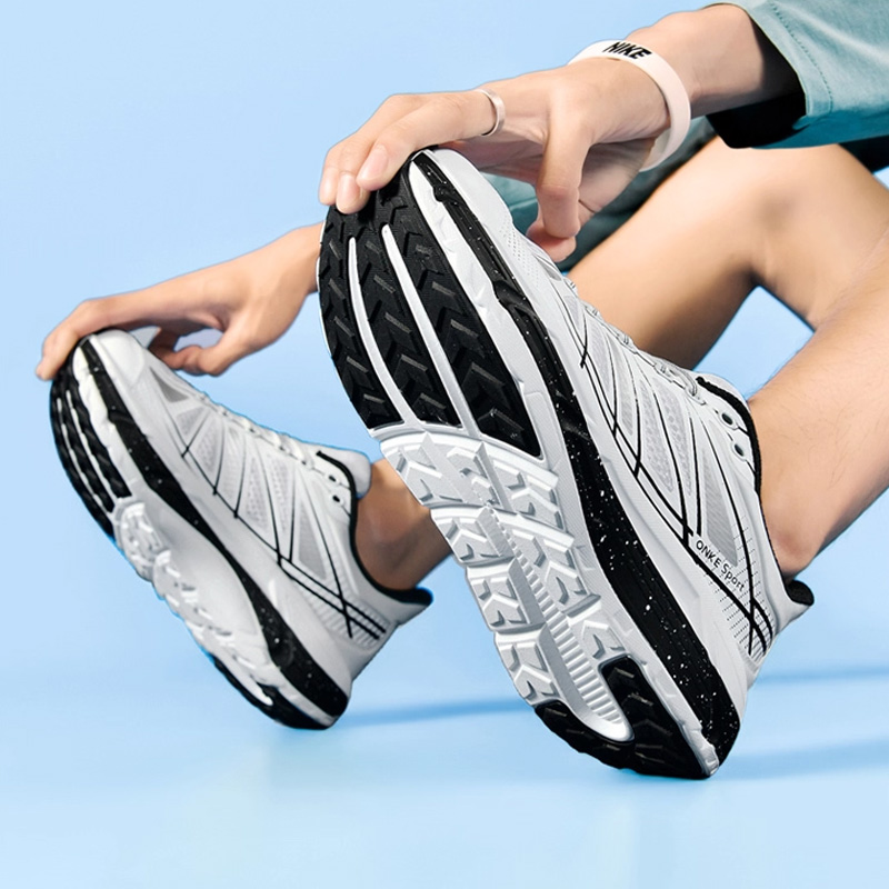 ONKE Designer Breathable Lightweight Sports Men's Mesh Thick-soled Sneakers Shock-absorbing And Wear-resistant Professional Luxury Running Shoes 