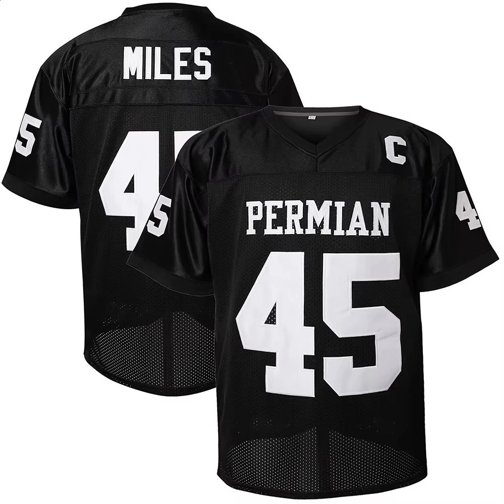Boobie Miles 45 Permian American football Sport jersey Shirt Embroidery sewing Outdoor sportswear loose clothes High Quality 250916