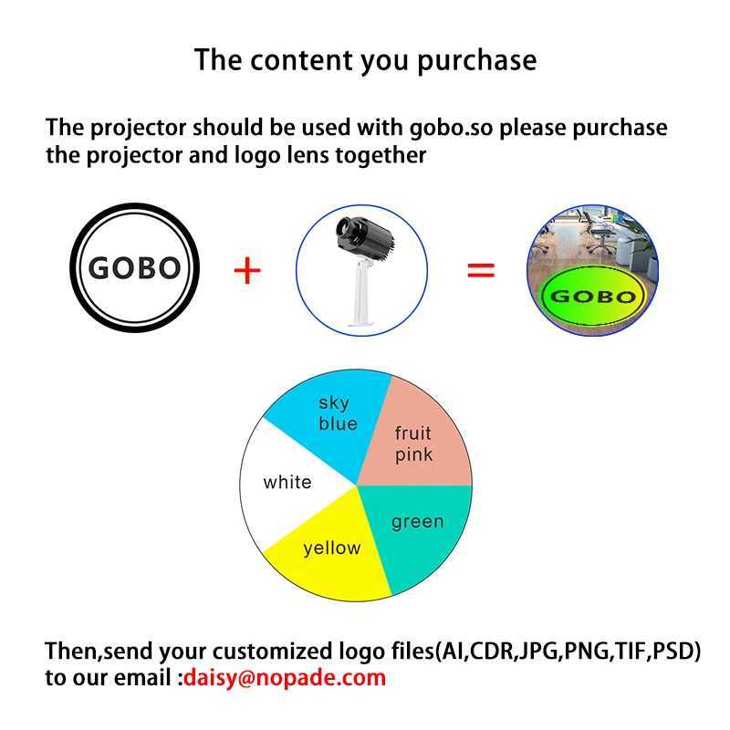 Custom Led HD Color Change Indoor Or Outdoor ip67 Waterproof Rotating Advertising Image Projection Lamp Gobo Projector Y250916