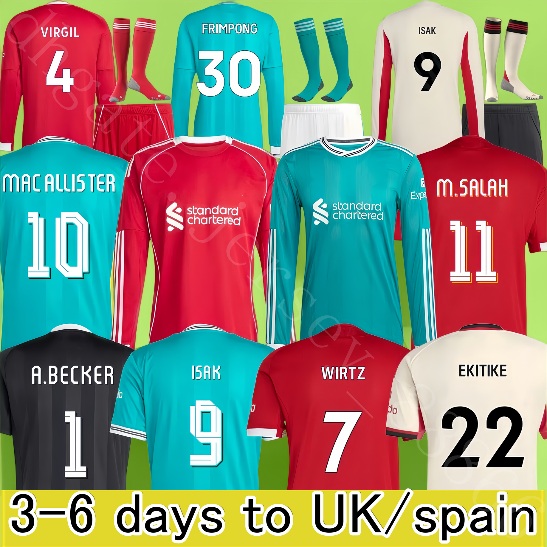 24 25 26 ALLISTER soccer jersey DIOGO JOTA EkitikE 2025 2026 football shirt RIO SZOBOSZLAI A.BECKER FRIMPONG Wirtz Kerkez men kids kit uniforms SALAH ISAK GAKPO