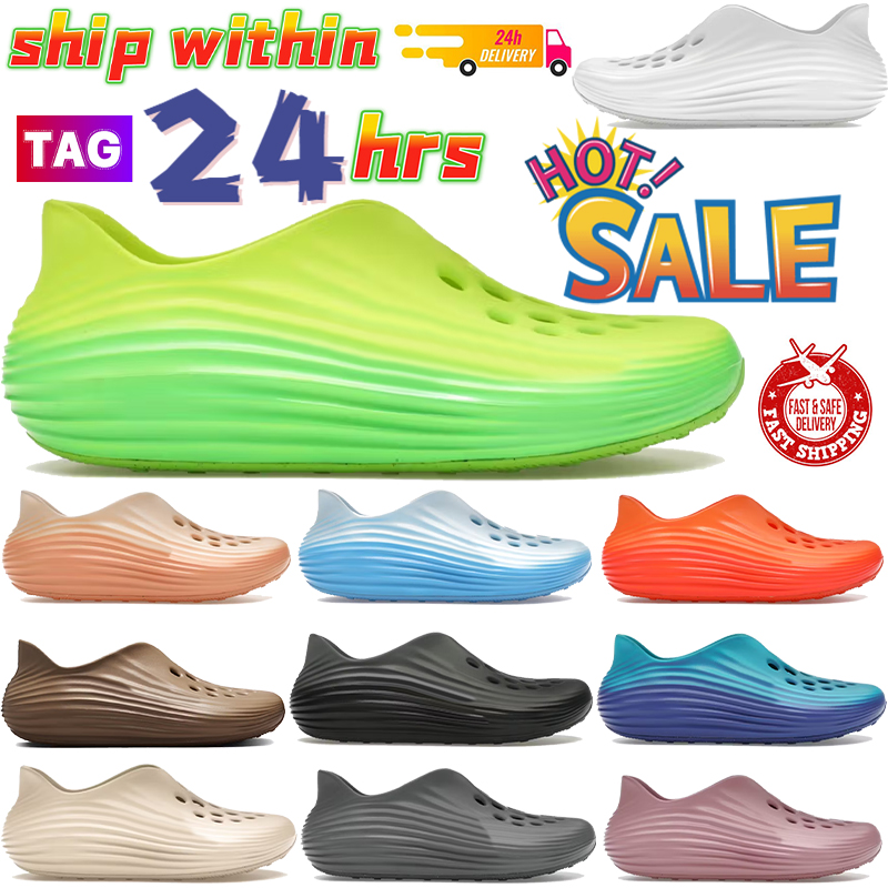 Designer Sandals ReactX Rejuven8 Foam Sandal womens sneakers Platform Leather slippers mens sneaker Outdoor Triple Black white women Sail trainers Grey men shoes