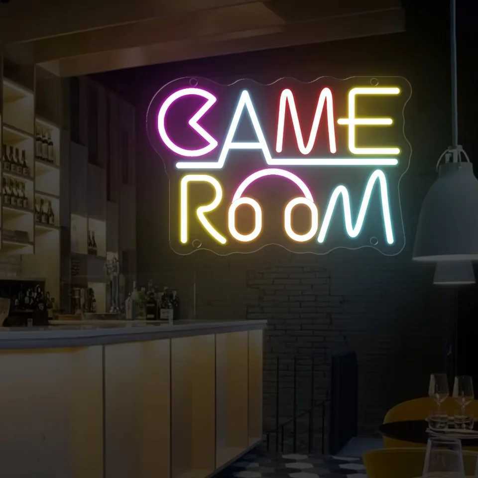 Gamer LED Neon Light Sign Night Lights Bar Esports Room Game Room Home Hanging Wall Electronic Sports Decoration USB Neon Signs Y250916