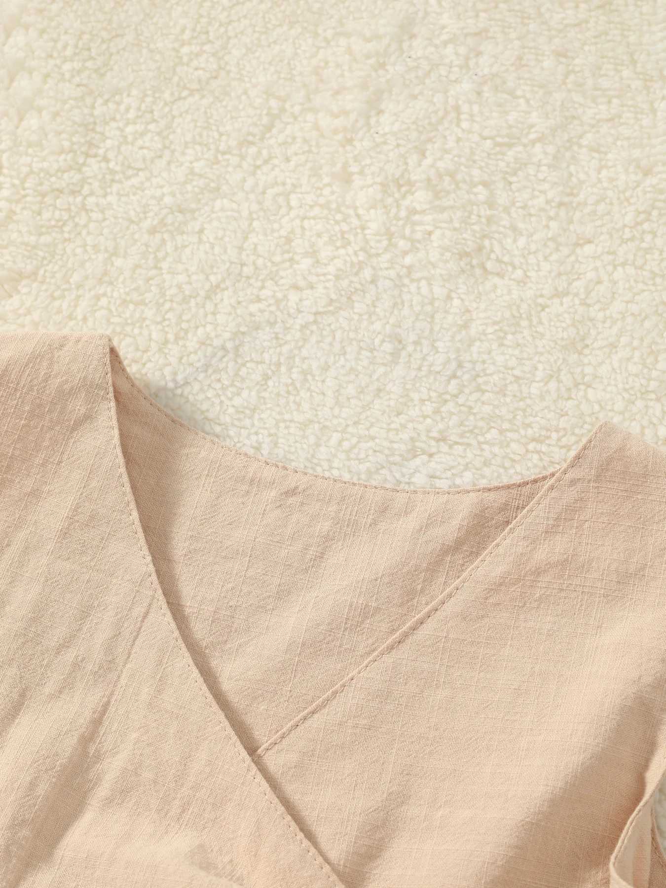 Casual Toddle Girl Sleeveless Linen Cotton Dress Lace Up Front Princess Summer girl gift Dress C250916