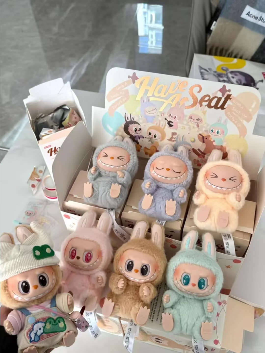 Labubu cute plush doll, blind box toy V1 V2 V3 V4series,Labubu plush toy,Labubu Blind Box Surprise gift box
