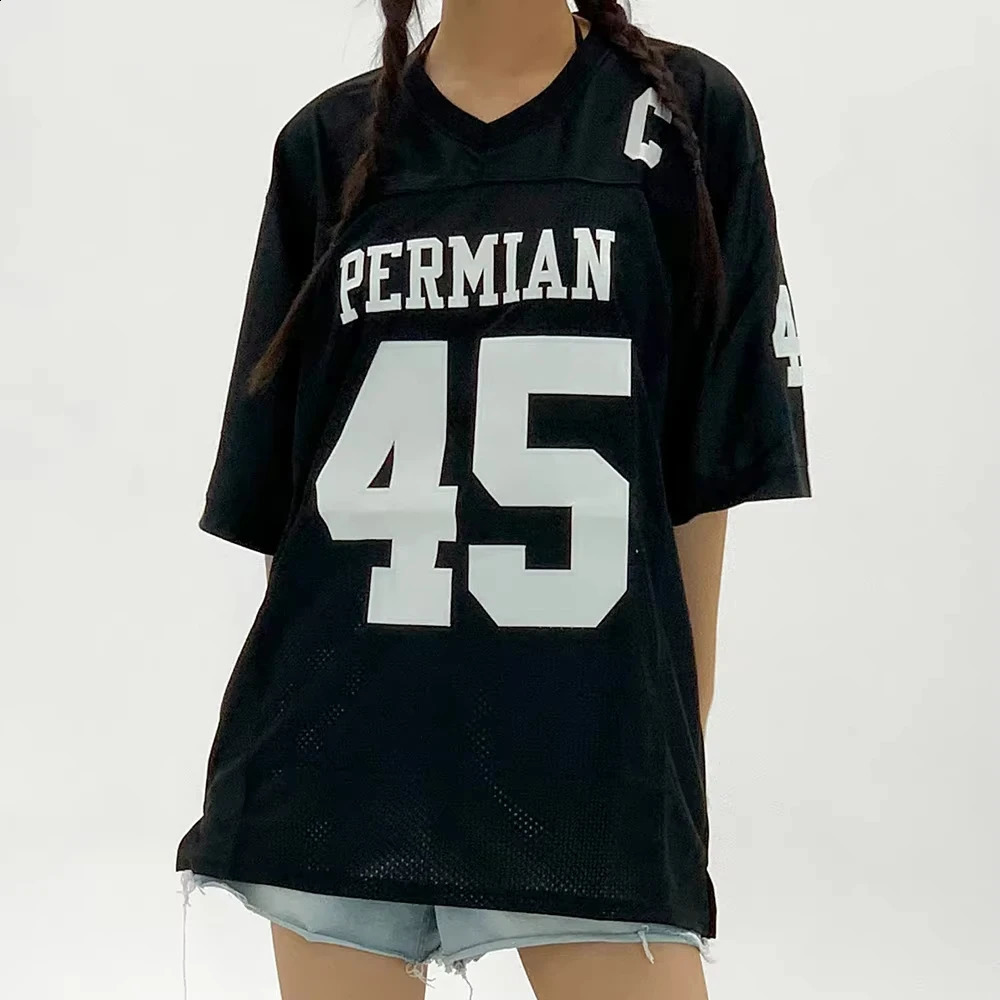 Boobie Miles 45 Permian American football Sport jersey Shirt Embroidery sewing Outdoor sportswear loose clothes High Quality 250916