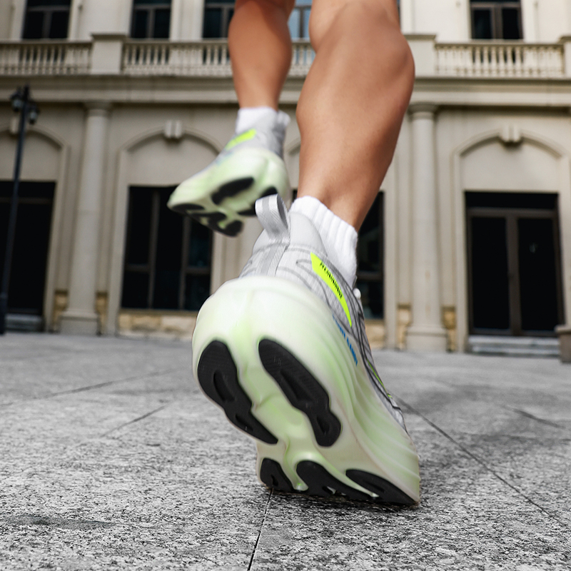 Summer Breathable Mesh Running Shoes for Men - Lightweight Cushioned Sneakers