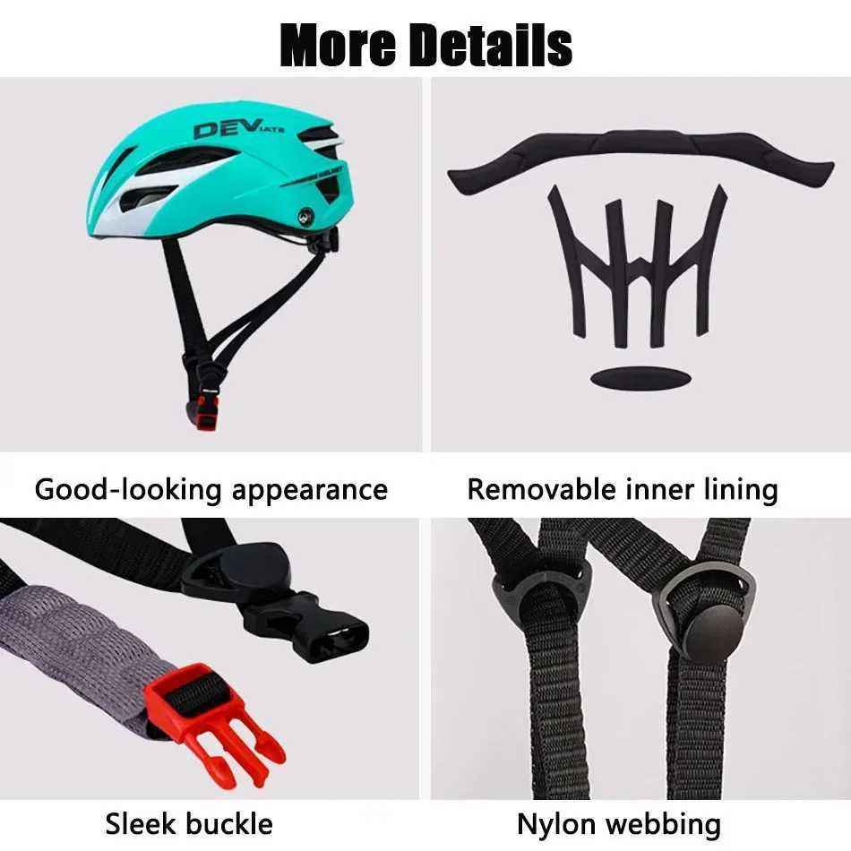 New Outdoor Road Bike Helmet Ultralight DH MTB Bicycle Helmet Mountain Sports Riding Cycling Helmet For Men Women J250916