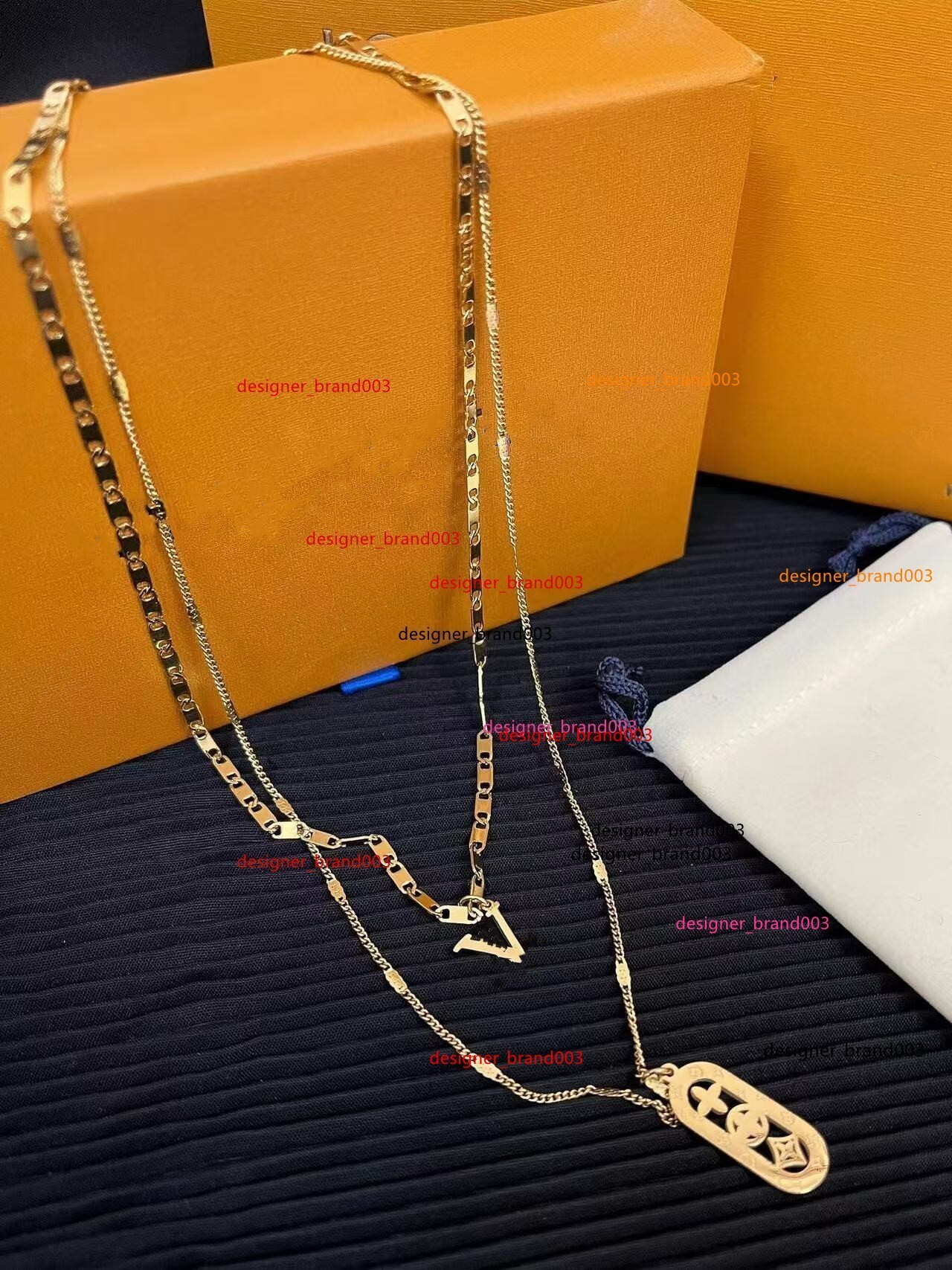 Classic necklaces designer mossanite jewelry Earrings Womens and Girls Valentines Day Mothers Day Engagement FT louise''vuttonliness viutonlies vittonlies QIV2