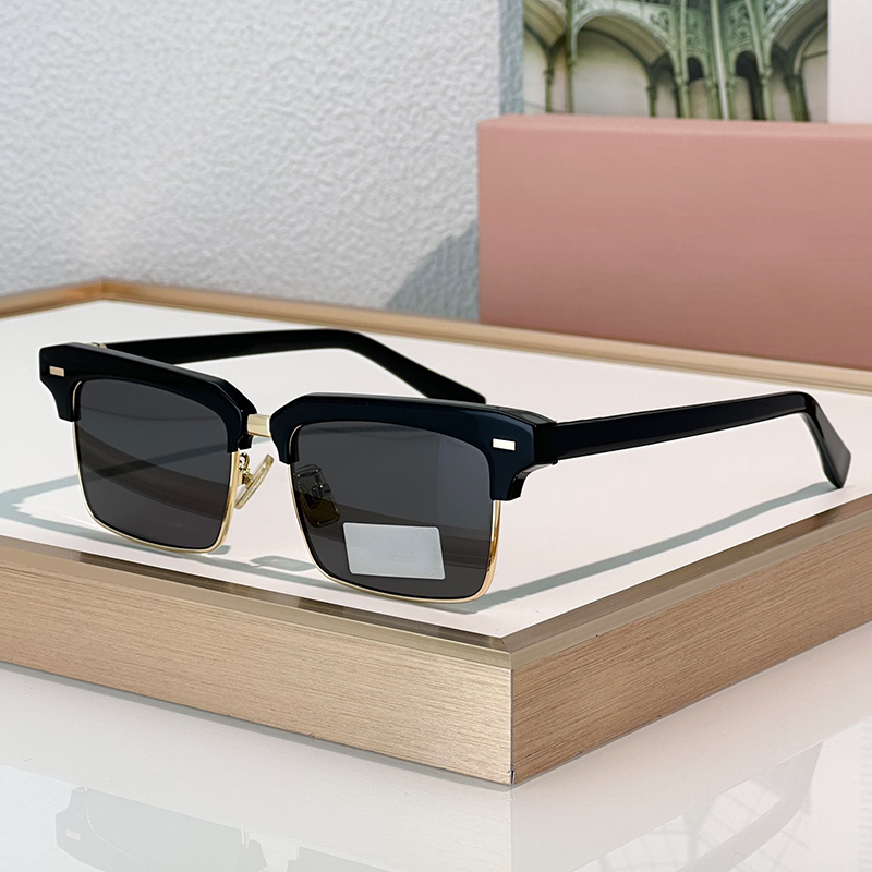Designer Sunglasses Women And Men Fashion Half Frame Square Eyewear 10Z Luxury Sunglasses Outdoor Goggles UV400 Casual Glasses With Box