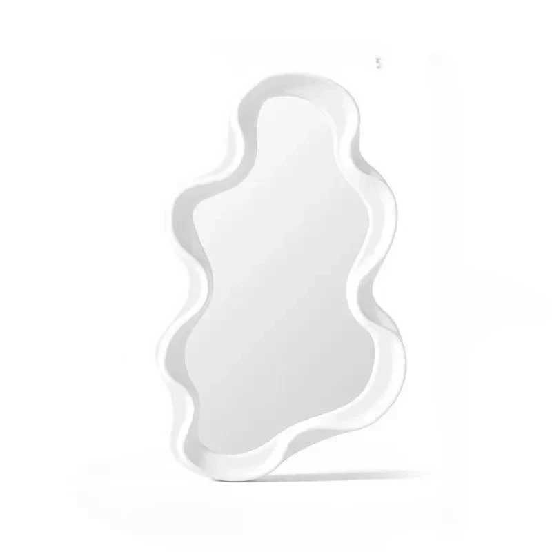 Irregularshaped Tabletop Vanity Mirror Cloudshaped Makeup Mirror Waterproof Bathroom Wallmounted Mirror Decorative Mirror C250916