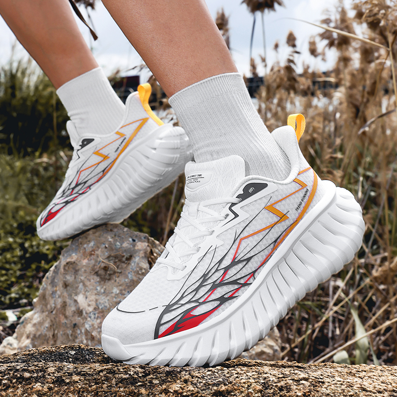 NHOT Breathable Mesh Running Shoes for Men & Women - Spring/Summer Athletic Sneakers with Shock Absorption