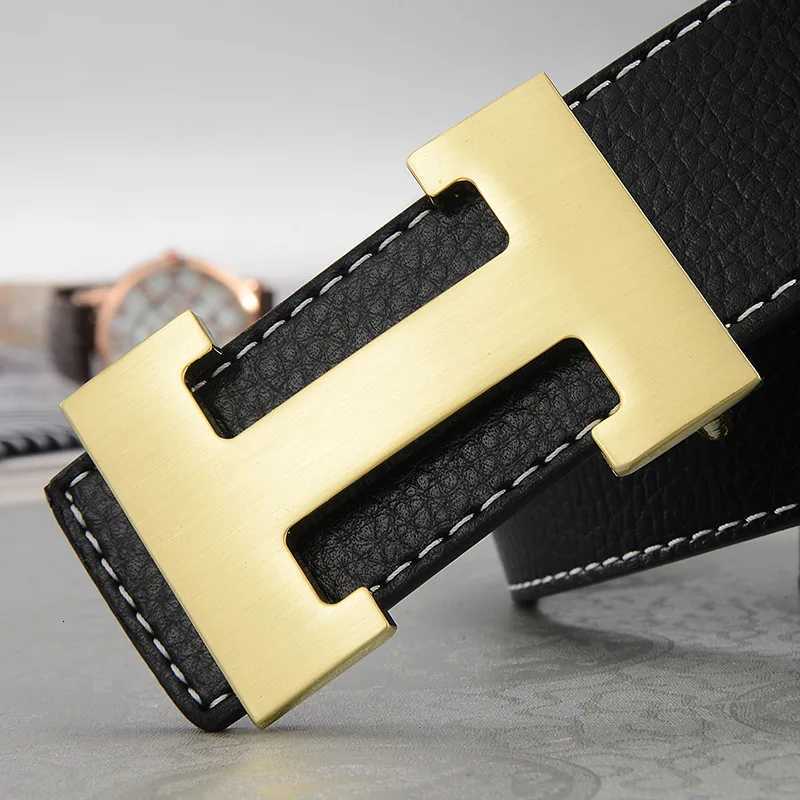 Width 38cm Famous Brand Belt Men Top Quality Genuine Luxury Leather Belts for Men Str Metal Belt Fashion Womens Belt jeansXJ250916