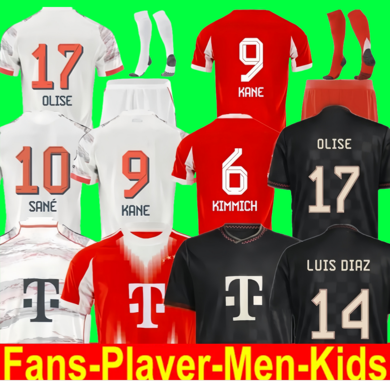 25 26 KANE 125 anniversary soccer jerseys BAYERNS 2024 2025 MUNICH BECKENBAUER SANE OLISE GORETZKA MULLER COMAN GNABRY MUSIALA KIMMICH men kids kit football