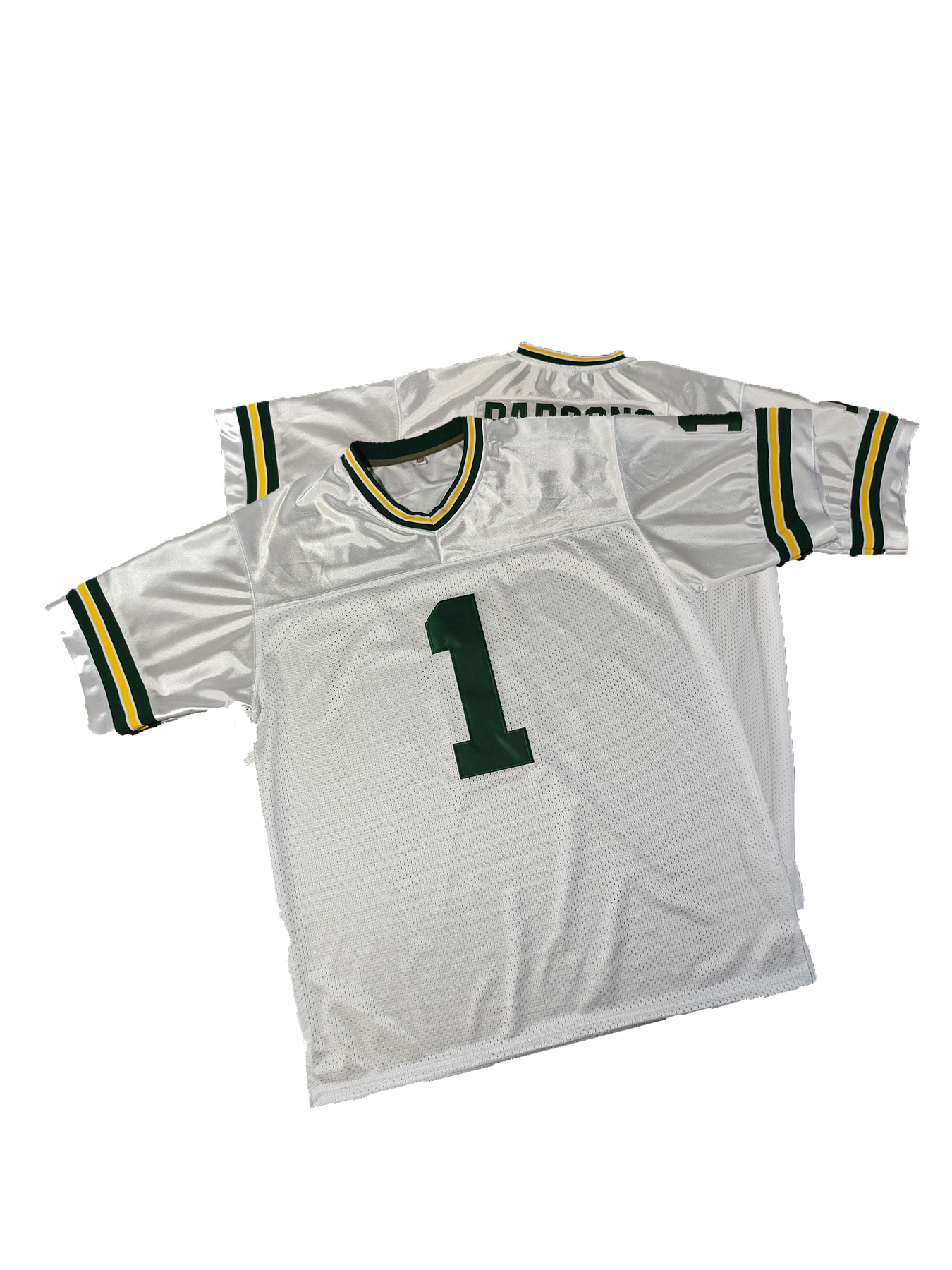 Mens 1 PARSONS Stitched Embroidery Football Jerseys Embroidered, Polyester Knit Fabric, Casual Sports Streetwear