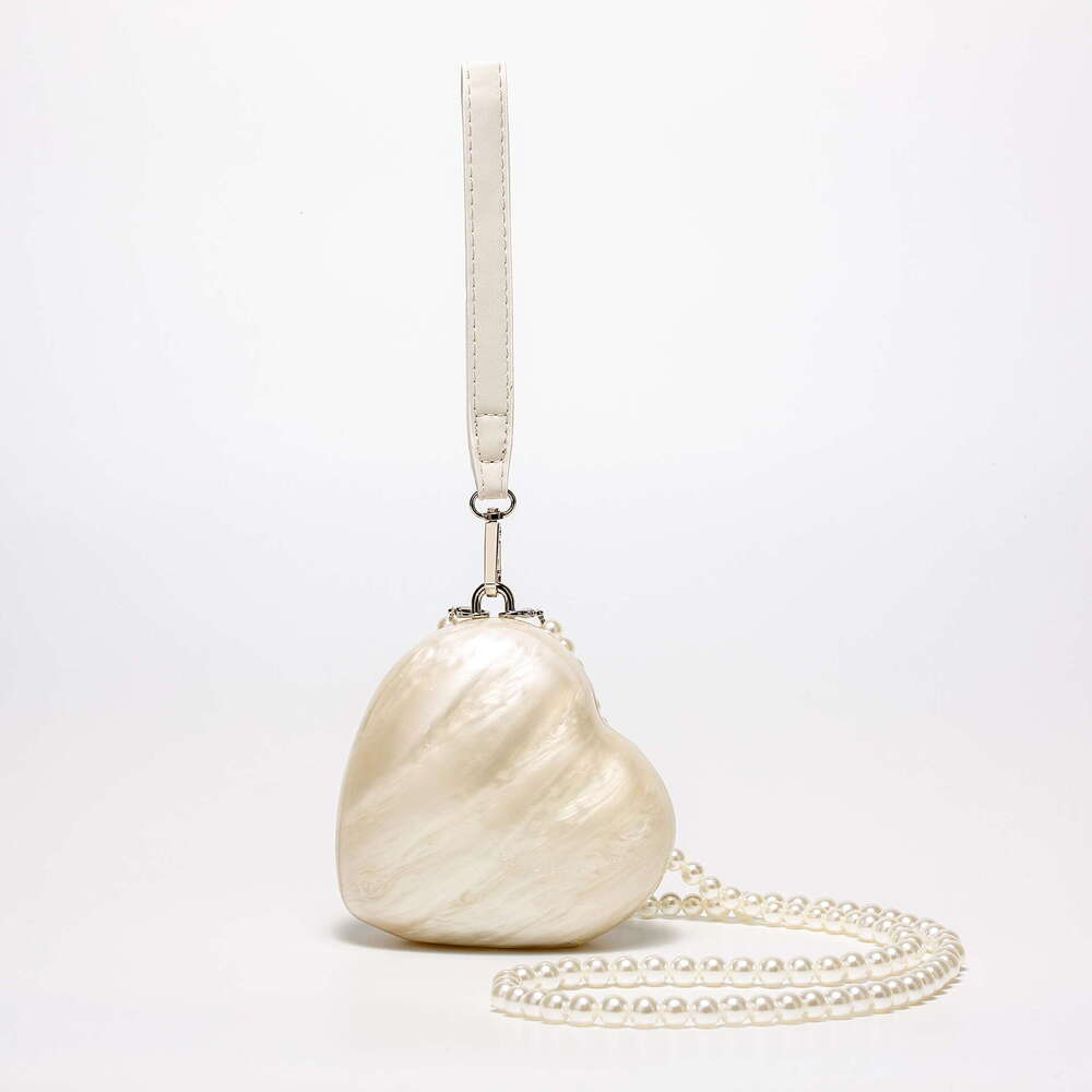 2025 Women's Free shipping premium feel New Single Shoulder Crossbody Irregular Shell Acrylic Fashion Wedding Evening Clutch Bag