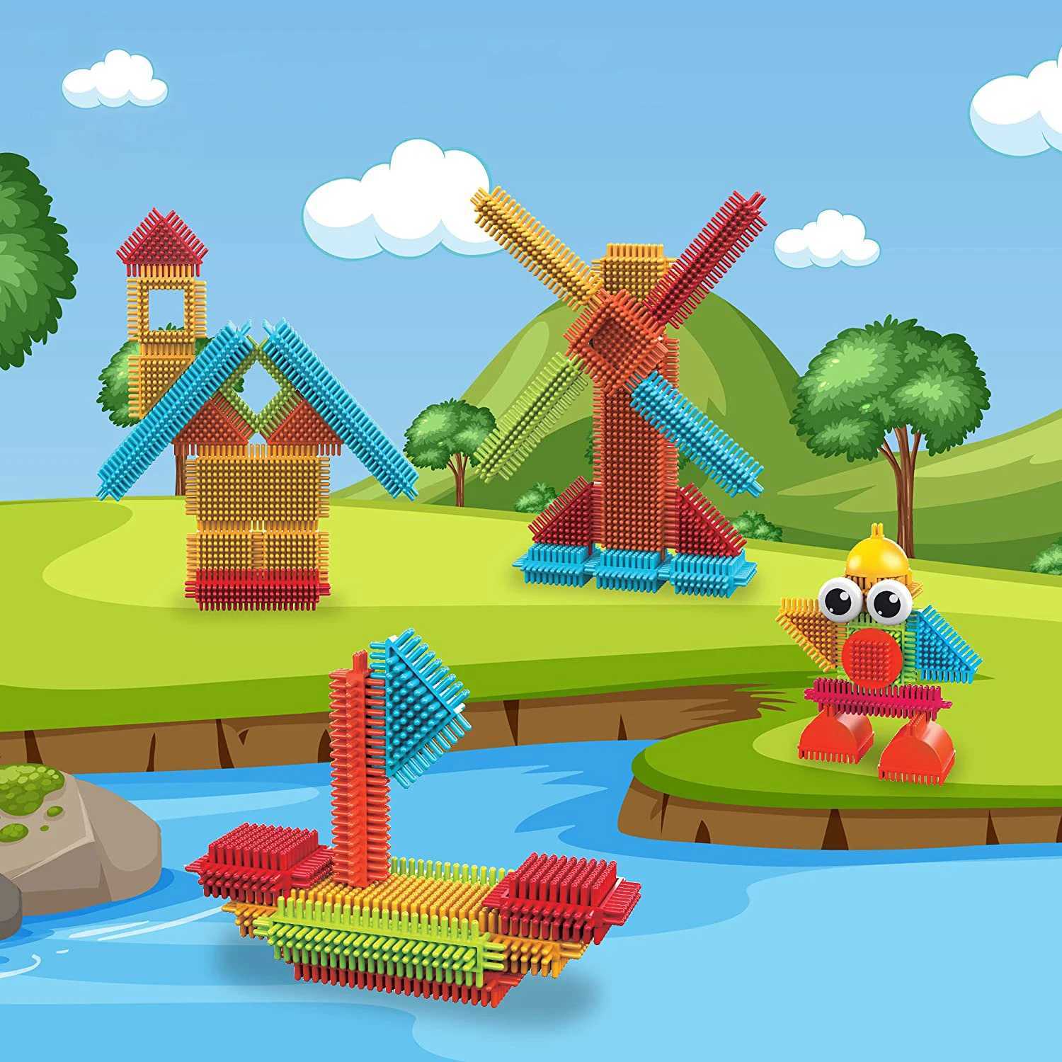 Diy Building Block Toys Childrens Educational Modeling Bricks for Toddler Interactive ParentChild Assembly C250916