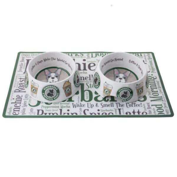 Anti fall fashion pet food, drinking water, dog bowls, pet supplies, cat and dog feeding bowls