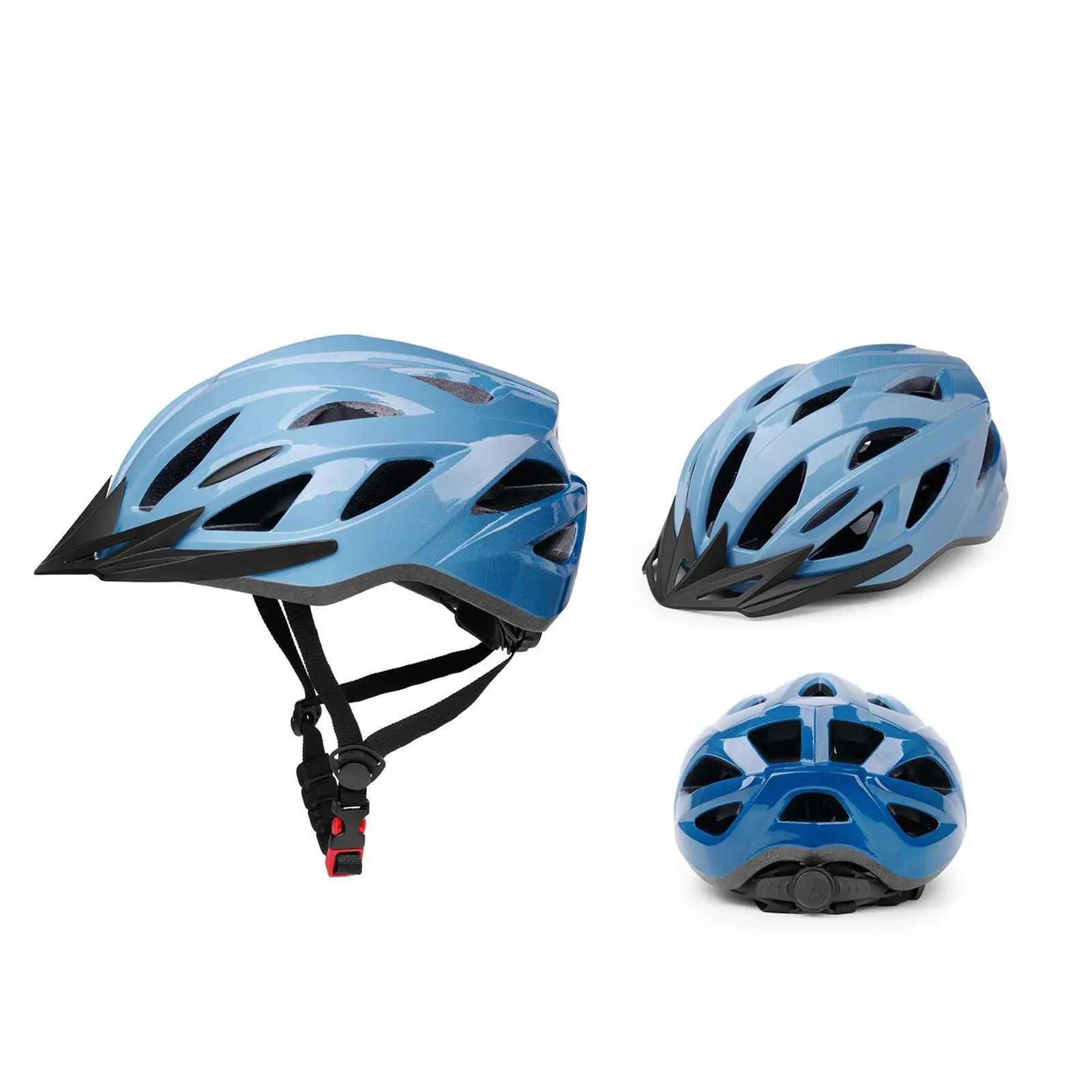 Biking Helmet Lightweight Cycling Helmet Ventilation Safety Gear with Chin Strap AdjustabLE Riding AccESSories for Men J250916