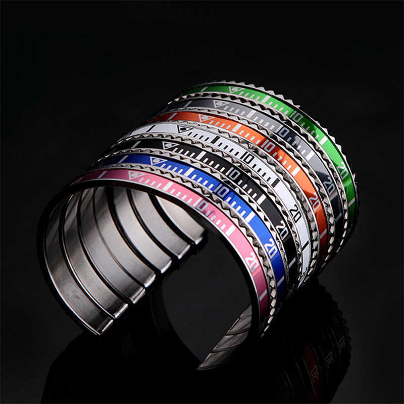 Bracelet Bangle Designer Bangle Dial Steel Speedometer Bracelets Bangles sommergibile Bracciale da sottomarino Cuff Bangle Bezel Pulseiras Bijoux 230606