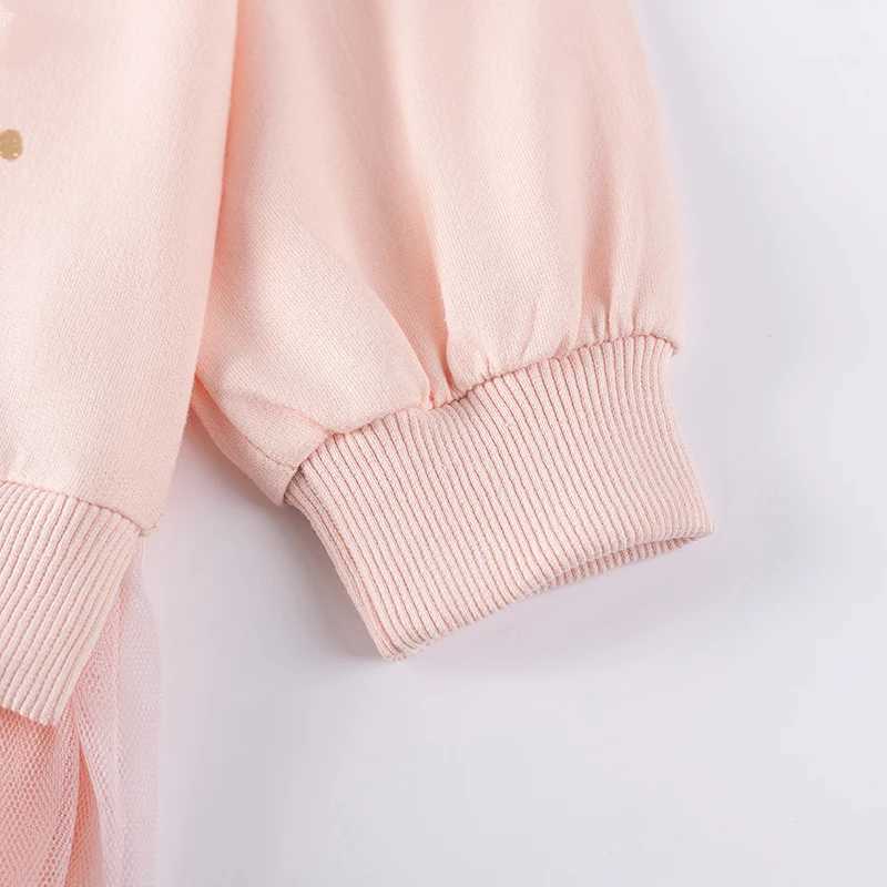 Little maven Animal Rabbit Girls Autumn Dresses Autumn Baby Girls Long Sleeve Dresses Children Casual Dress Kids Mesh Dresses C250916