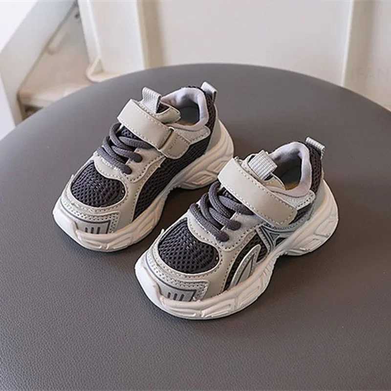 2025 Spring Autumn New Boys Kids Sport Girl Baby Toddler Mesh Breathable Casual Running Shoes Soft Soled Children Sneakers H260130